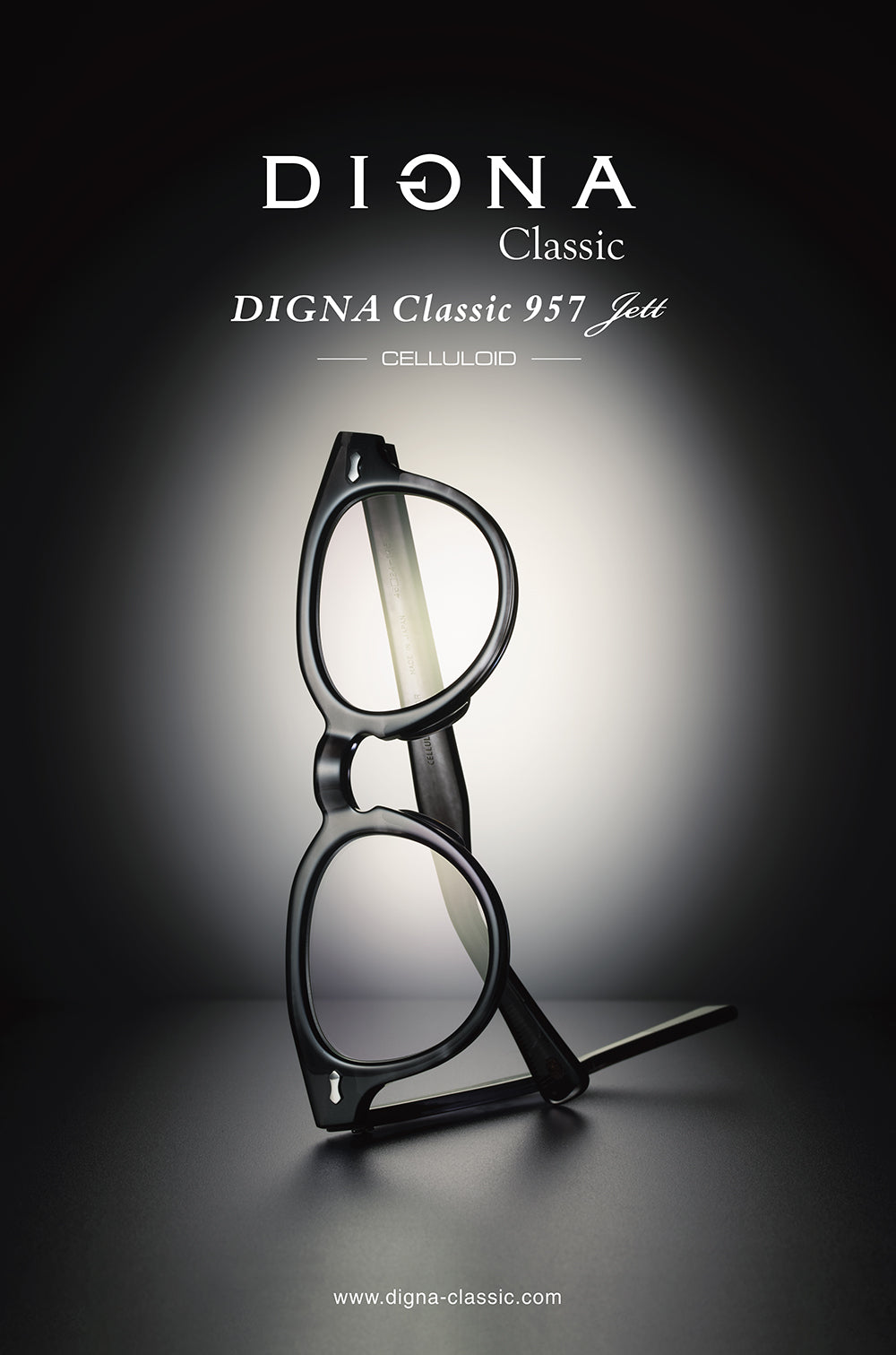 DIGNA Classic 957 Jett Celluloid DIGNA Classic 957 Jett Celluloid