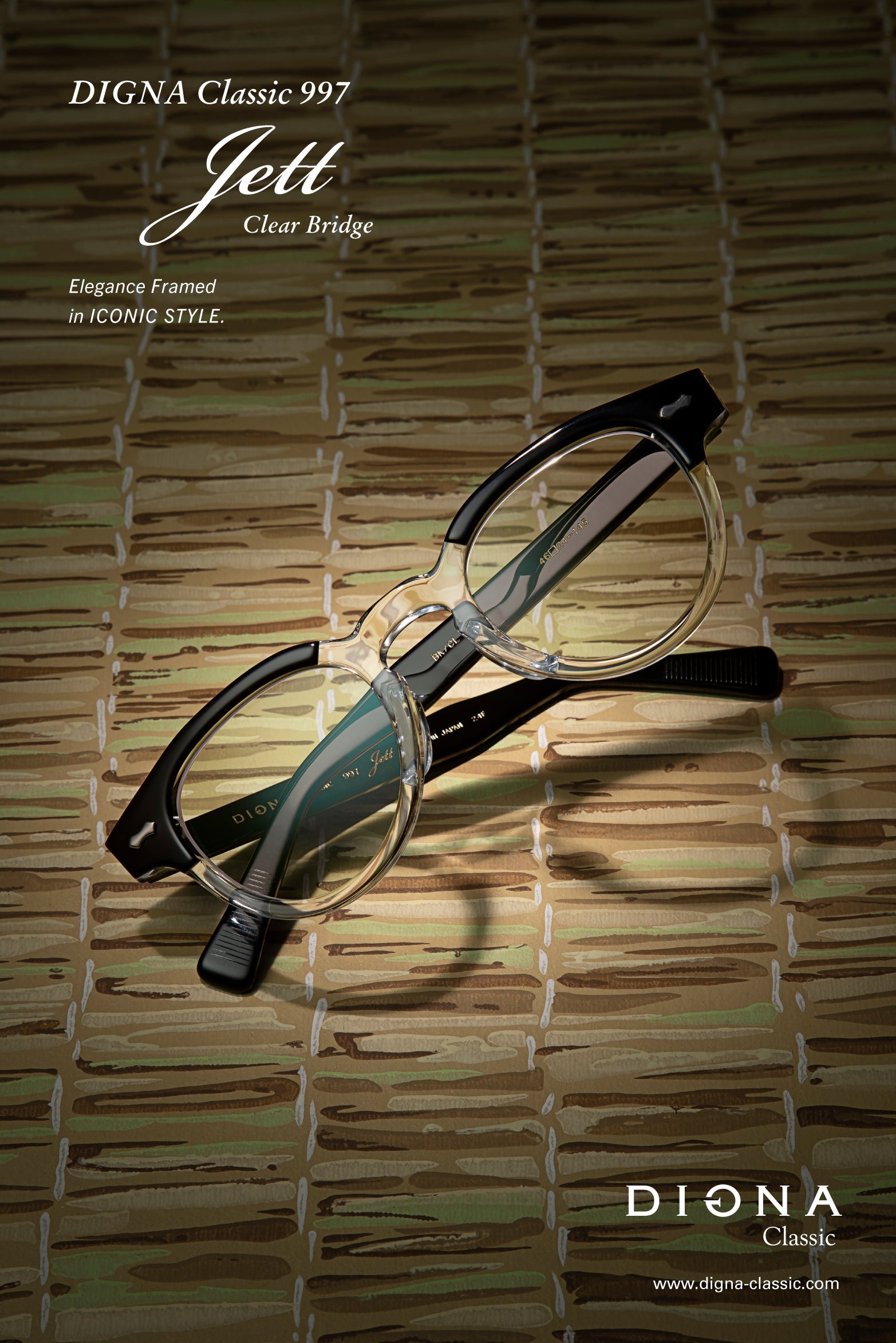 早い者勝ち DIGNA Classic Jett Clear Bridge DIGNA Classic 997 Jett Clear Bridge