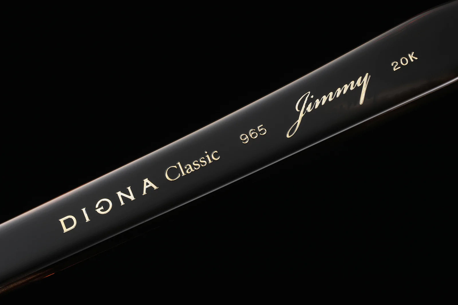 DIGNA Classic 965 Jimmy Celluloid BLACK DIGNA Classic 965 Jimmy Celluloid BLACK